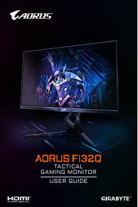 Handleiding AORUS FI32Q LED monitor