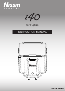 Handleiding Nissin i40 (for Fujifilm) Flitser