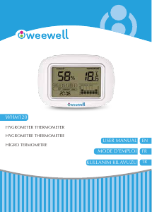 Mode d’emploi Weewell WHM120 Thermomètre