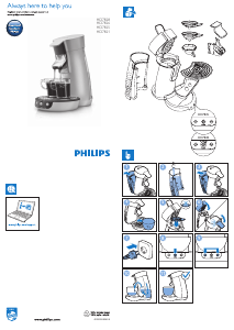 Manual Philips HD7825 Senseo Viva Cafe Máquina de café