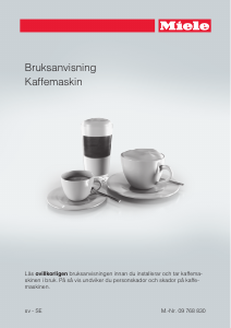 Bruksanvisning Miele CM 6300 Kaffebryggare