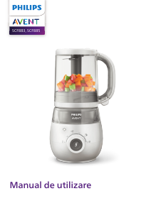 Manual Philips SCF883 Avent Robot de bucătărie