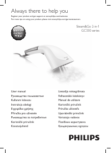 Návod Philips GC332 Naparovač odevov