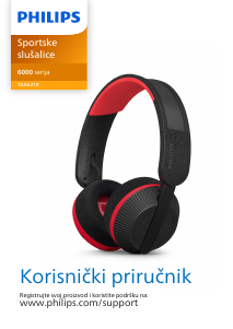 Priručnik Philips TAA6219BK Slušalica