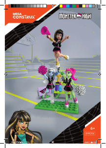 Руководство Mega Construx set DYC73 Monster High Группа поддержки