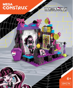 Handleiding Mega Construx set DYC74 Monster High Fangtastic photo day