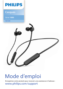 Mode d’emploi Philips TAE1209BK Casque