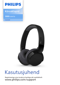 Kasutusjuhend Philips TAH3209BK Kõrvaklapp