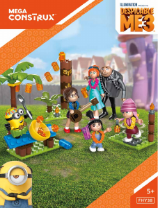 Manuale Mega Construx set FHY38 Despicable Me 3 Luau Party