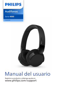 Manual de uso Philips TAH4209WT Auriculares