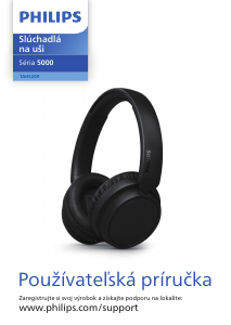 Návod Philips TAH5209WT Slúchadlá