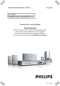 Handleiding Philips HTS3300K Home cinema set