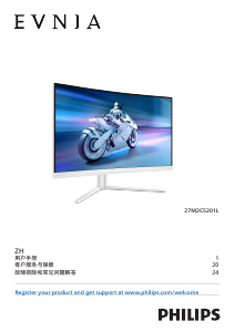 Handleiding Philips 27M2C5201L Evnia LED monitor