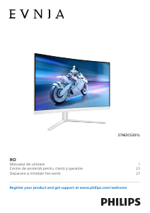 Manual Philips 27M2C5201L Evnia Monitor LED