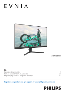 Priročnik Philips 27M2N3200S Evnia LED-zaslon