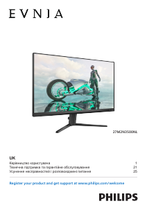 Посібник Philips 27M2N3500NL Evnia Світлодіодний монітор