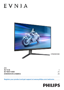 Handleiding Philips 27M2N5500 Evnia LED monitor