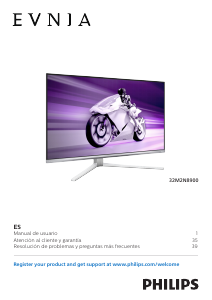 Manual de uso Philips 32M2N8900 Evnia Monitor de LED