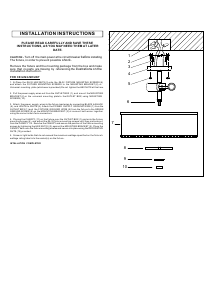 Bruksanvisning Maxim 39821BCWTPC Metro Lampa