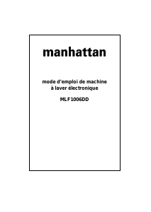 Mode d’emploi Manhattan MLF1006DD Lave-linge