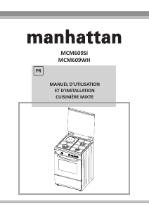 Mode d’emploi Manhattan MCM609WH Cuisinière