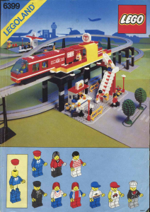 Manual Lego set 6399 Town Airport shuttle