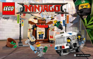 Manual de uso Lego set 70607 Ninjago Persecución en ciudad de Ninjago