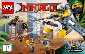 Instrukcja Lego set 70609 Ninjago Bombowiec Manta Ray