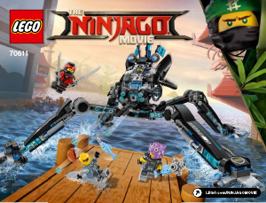 Mode d’emploi Lego set 70611 Ninjago L'hydro-grimpeur