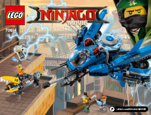 Handleiding Lego set 70614 Ninjago Bliksemstraaljager