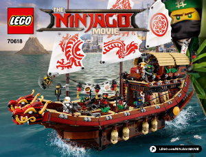 Käyttöohje Lego set 70618 Ninjago Kohtalon alus