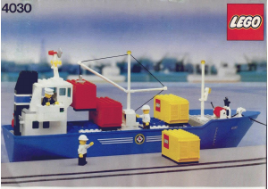 Bruksanvisning Lego set 4030 Boats Fraktfartyg