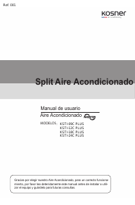 Manual de uso Kosner KSTI-12C Plus Aire acondicionado