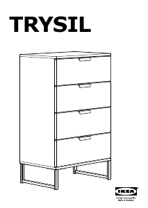 Vadovas IKEA TRYSIL (60x40x99) Komoda