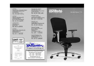 Mode d’emploi Haworth Comforto System 77 Chaise de bureau
