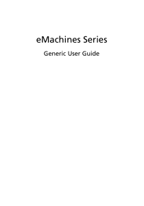 Manual eMachines D729Z Laptop