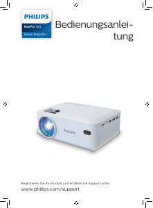 Bedienungsanleitung Philips NPX100 NeoPix 100 Projektor