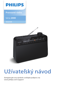 Návod Philips TAR2509 Rádio