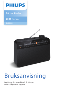 Bruksanvisning Philips TAR2509 Radio