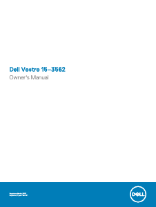 Manual Dell Vostro 15-3562 Laptop