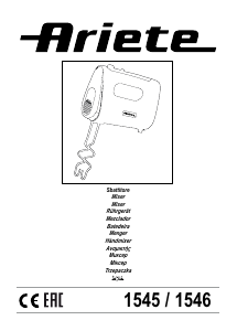 Посібник Ariete 1545 Ручний міксер