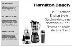 Mode d’emploi Hamilton Beach 53800 Blender