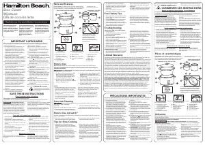 Handleiding Hamilton Beach 33752 Slowcooker