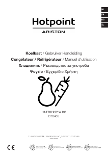 Mode d’emploi Hotpoint-Ariston HAT70I 932 W DC Réfrigérateur combiné