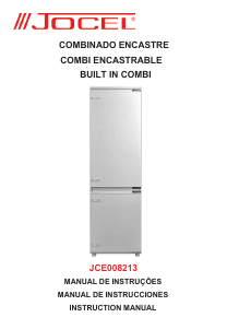 Bedienungsanleitung Jocel JCE008213 Kühl-gefrierkombination