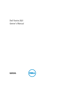Handleiding Dell Vostro 2521 Laptop