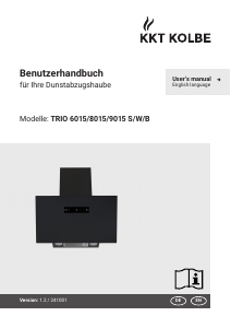 Bedienungsanleitung KKT Kolbe TRIO8015W Dunstabzugshaube
