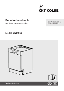 Bedienungsanleitung KKT Kolbe DW615ED Geschirrspüler