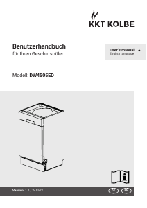 Bedienungsanleitung KKT Kolbe DW4505ED Geschirrspüler