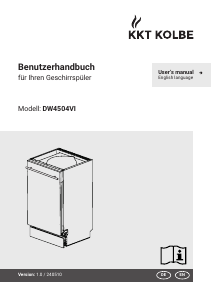 Bedienungsanleitung KKT Kolbe DW4504VI Geschirrspüler